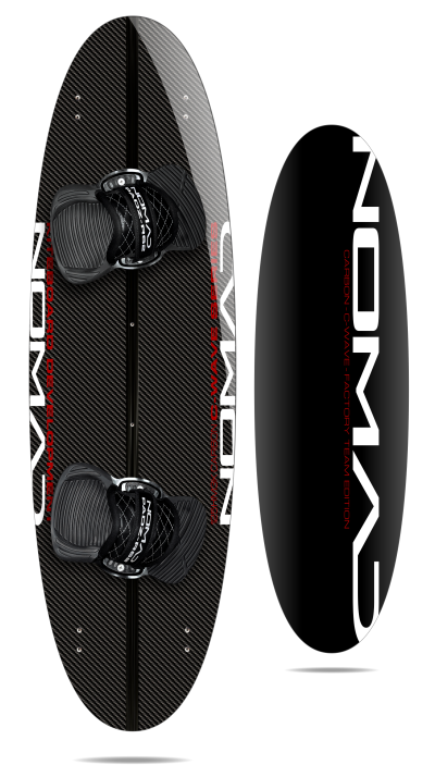 Nomad C-Wave, elliptical outline twin-tip, C construction