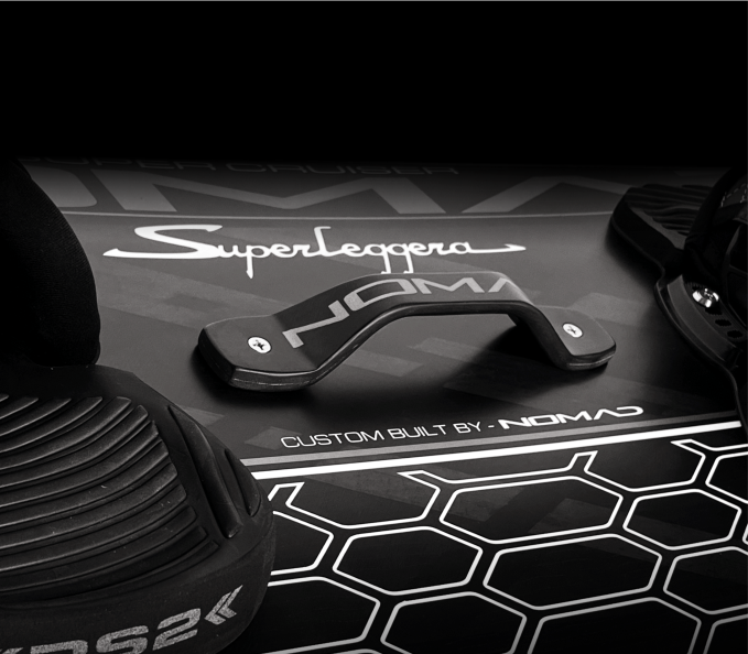 Carbon fiber grab handle