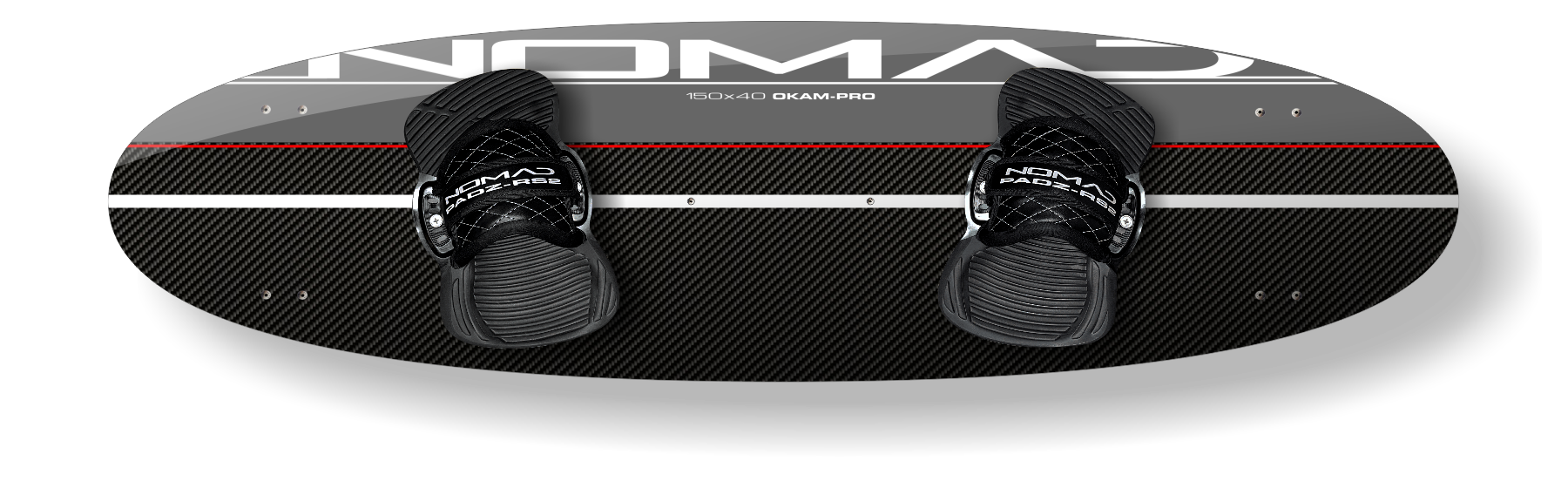 Nomad Okam-Pro kiteboard render