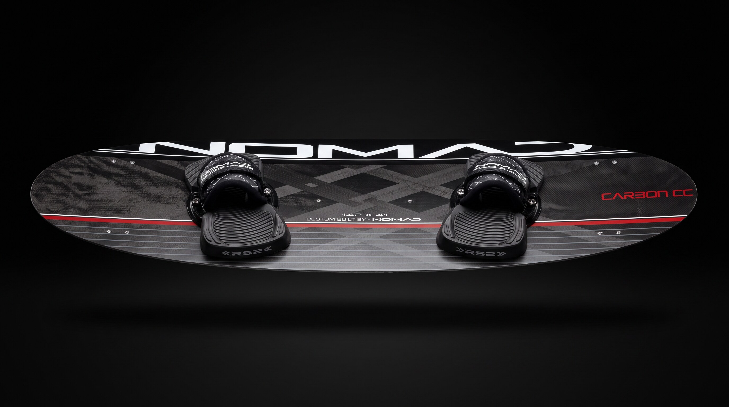 Nomad Wave Twin-Tip CC construction, 142x41, top deck and RS-2 bindings